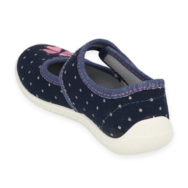 Befado chaussures pour enfants 945X465 bleu marine rose 2