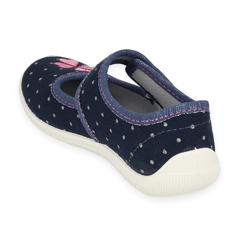 Befado chaussures pour enfants 945X465 bleu marin rose 2