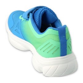 Chaussures de jeunesse colorées Befado 516Q121 bleu jaune 3