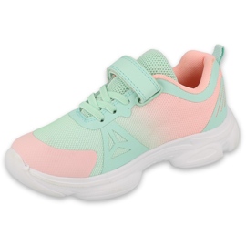 Chaussures pour enfants colorées Befado 516X120 rose vert 1