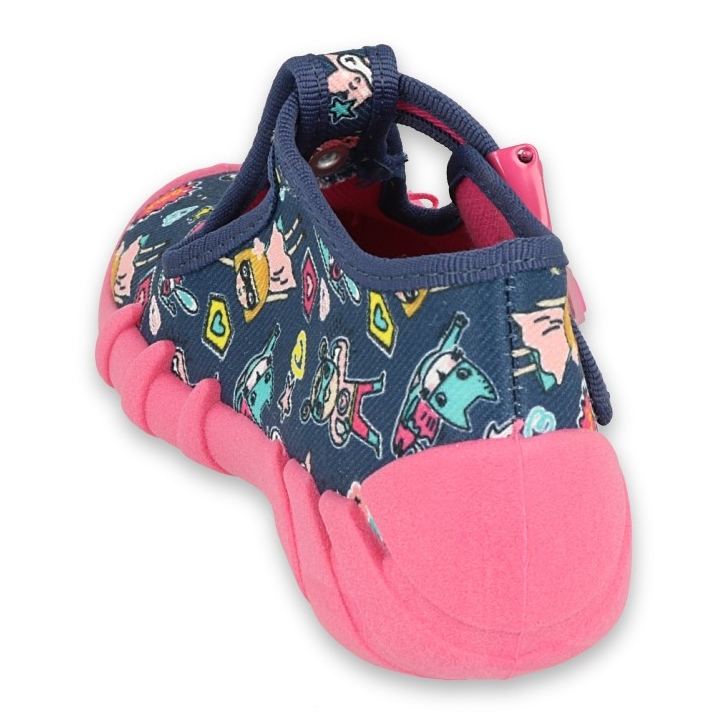 Chaussures pour enfants Befado 110P456 bleu marine rose 2