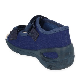 Befado chaussures pour enfants pu 065X170 bleu marine bleu 2