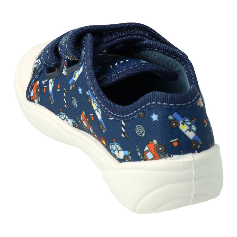 Pantres pour enfants de Befado pour Velcro 907p142 bleu 2
