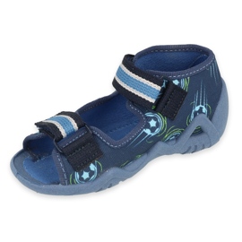 Chaussures enfant Befado jaune 250P100 bleu 1