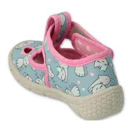 Chaussures enfant Befado 533P014 bleu rose 2