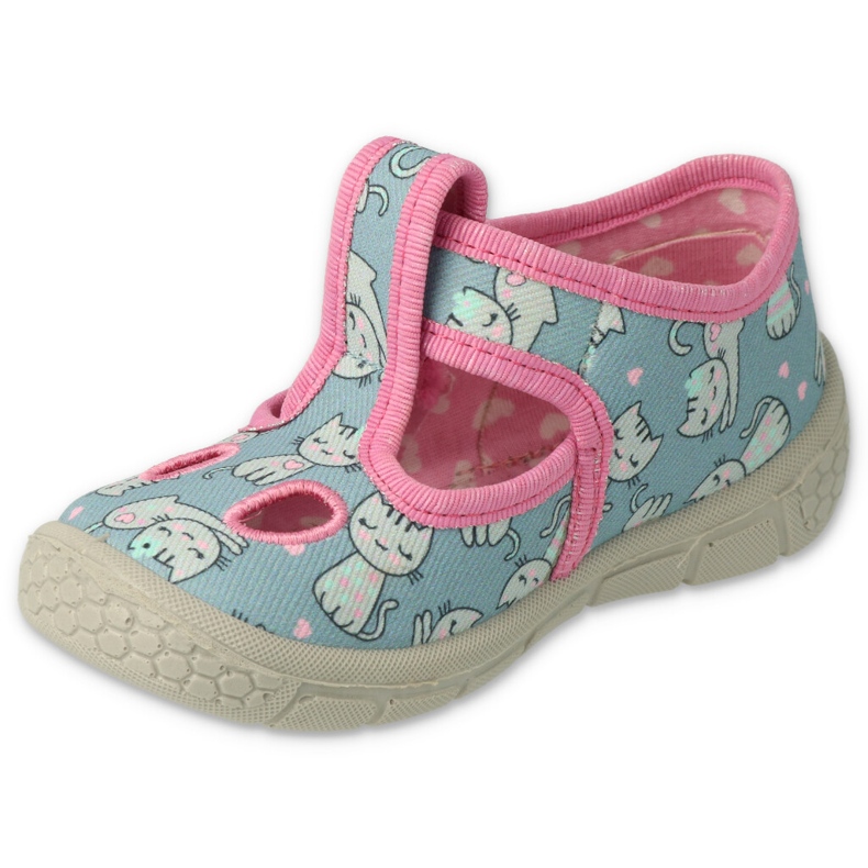 Chaussures enfant Befado 533P014 bleu rose 1