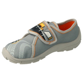 Chaussures enfant Befado 009X015 le noir gris jaune 1
