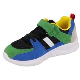 Chaussures enfant Befado 516X133 le noir bleu multicolore vert 1
