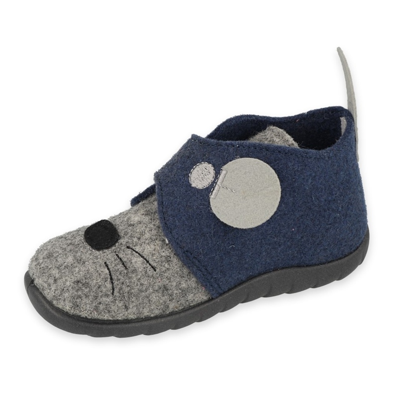 Chaussures enfant Befado 526P080 bleu marine gris 2