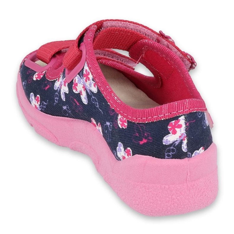 Chaussures enfant Befado 869X145 bleu marine rose 2