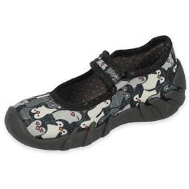 Befado Béfado Speedy Children's Slippers 109p239 noir gris 1