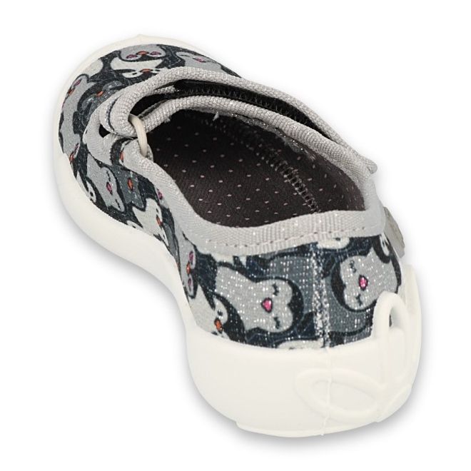 Slippers pour enfants de Befado 114x463 gris 2