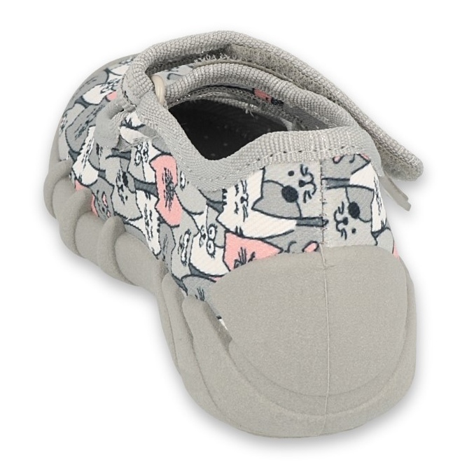 Befado chaussures pour enfants speedy 109P241 rose gris 2