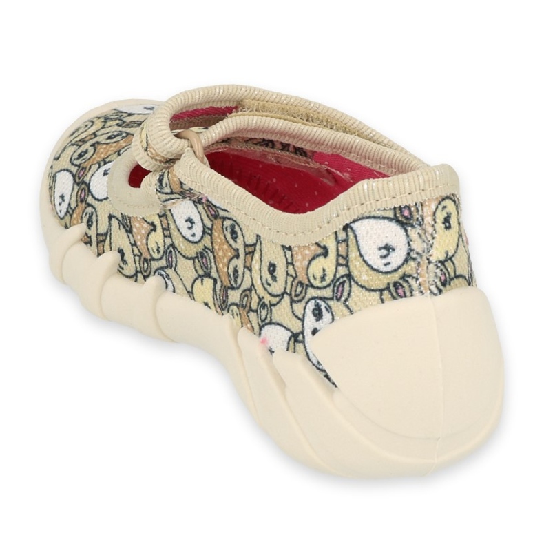 Befado chaussures pour enfants speedy 109P240 beige brun 2