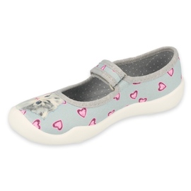 Chaussures enfant Befado 114X462 rose gris 2