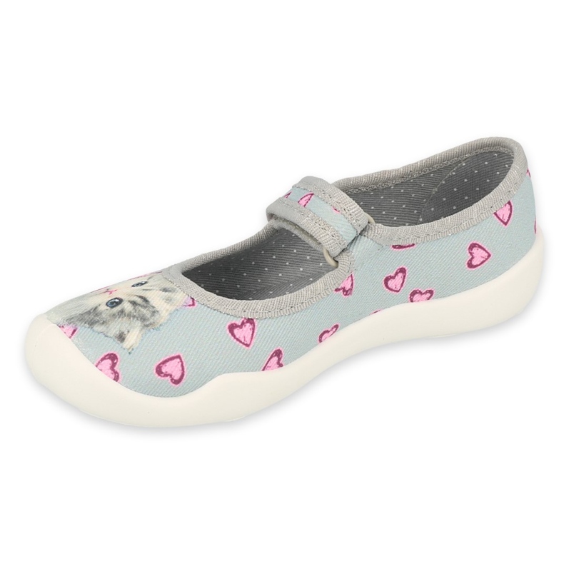 Chaussures enfant Befado 114X462 rose gris 2