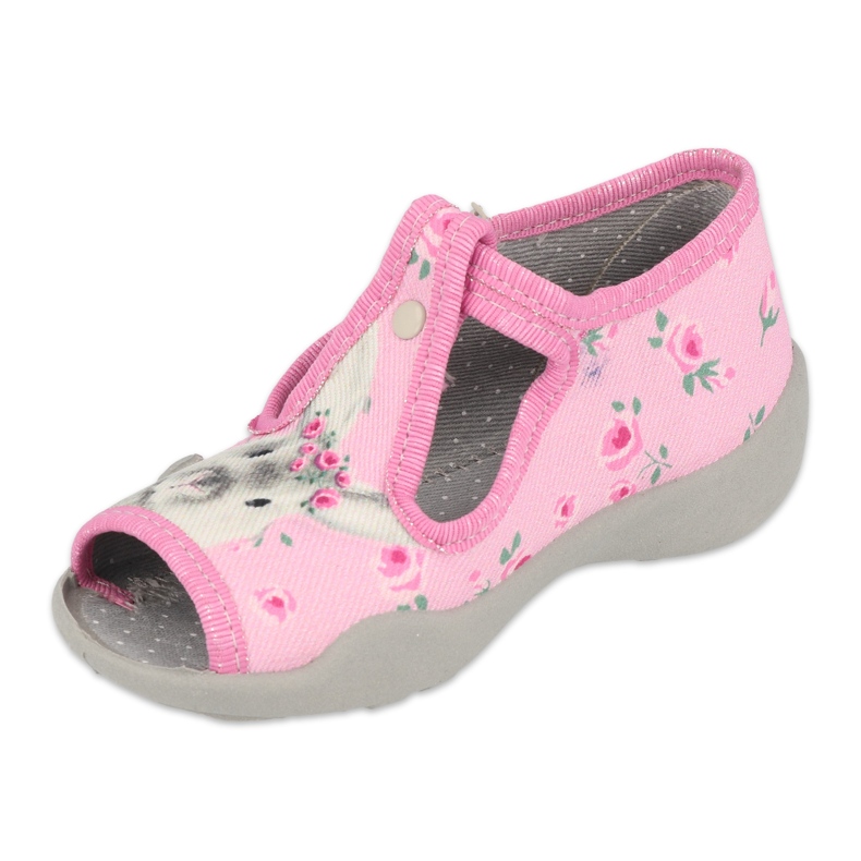 Chaussures enfant Befado 213P130 rose gris 1