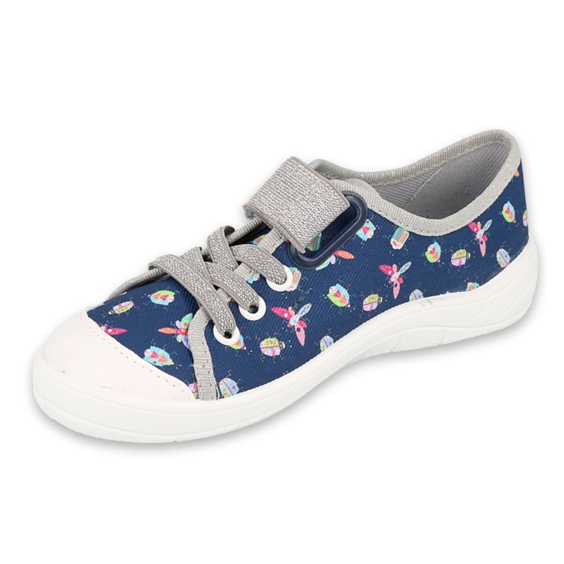 Chaussures pour enfants Befado 251Y177 bleu marin gris 1