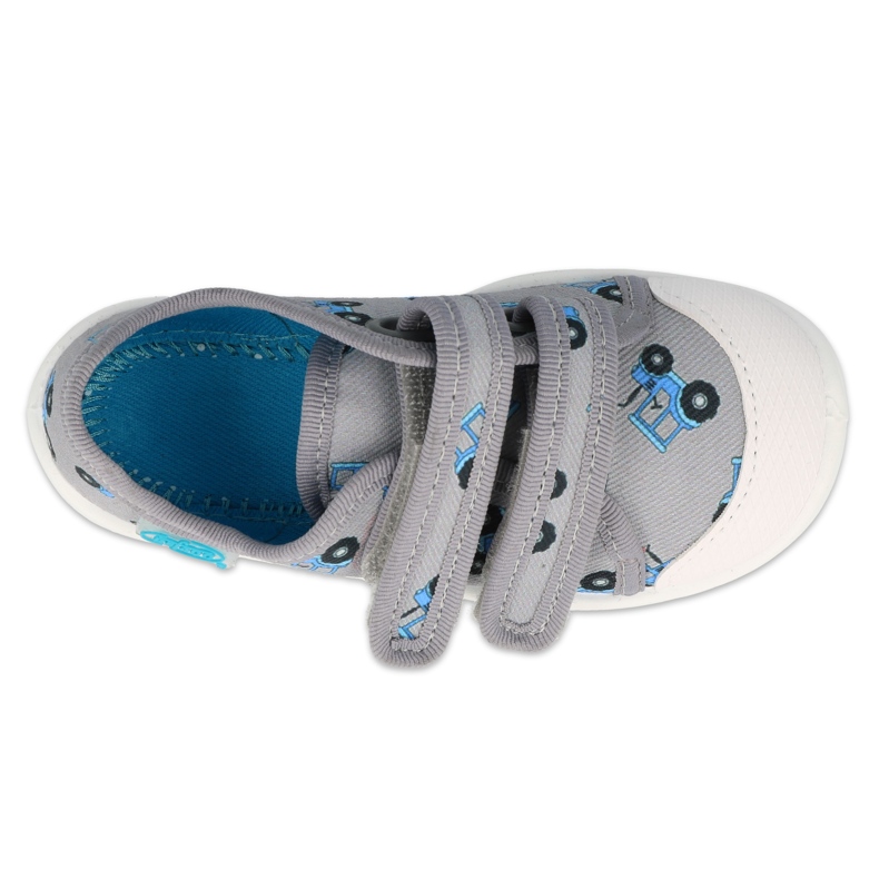 Pantres pour enfants de Befado pour Velcro 907p141 bleu 1