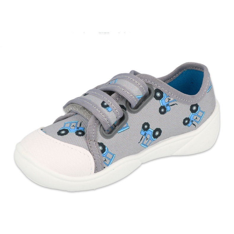 Pantres pour enfants de Befado pour Velcro 907p141 bleu 2