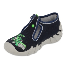 Chaussures enfant Befado 110P430 le noir vert 1