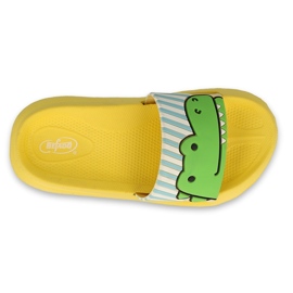 Chaussons mousse enfant Befado - jaune 152X003 vert 2