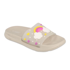 Chaussons en mousse pour enfants Befado - gris 152Y005 beige multicolore 1