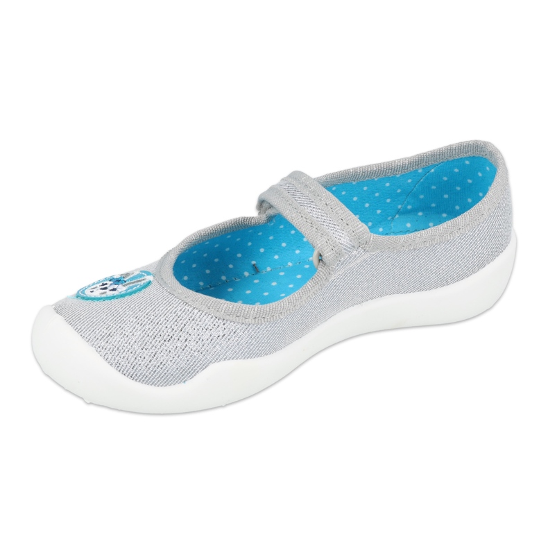 Chaussures enfant Befado 114X444 bleu gris 1