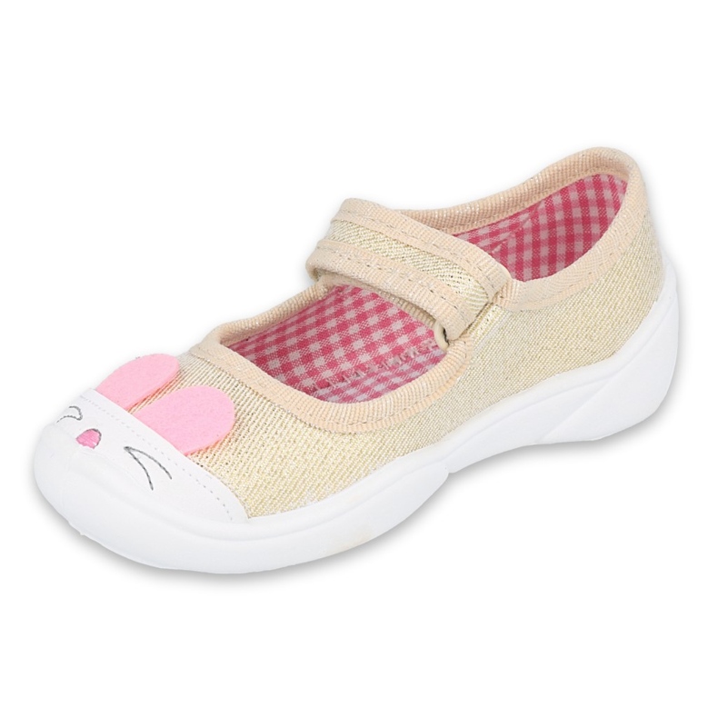 Slippers pour enfants de Befado 209p035 rose 1