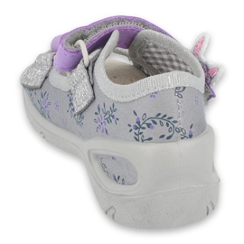 Befado chaussures pour enfants pu 065P150 violet gris 2