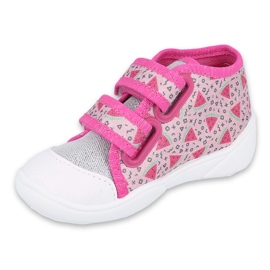 Chaussures enfant Befado 212P072 rose gris 1