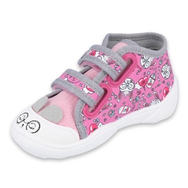 Chaussures enfant Befado 212P070 rose gris 1