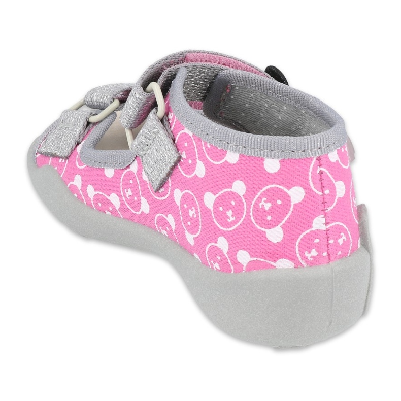 Chaussures enfants Befado 342P030 rose gris 2