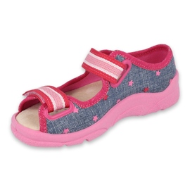 Chaussures enfant Befado 869X146 multicolore rose 1