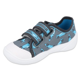 Chaussures enfant Befado 907P132 bleu gris 1