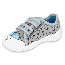Chaussures enfant Befado 907P129 noir bleu gris 1