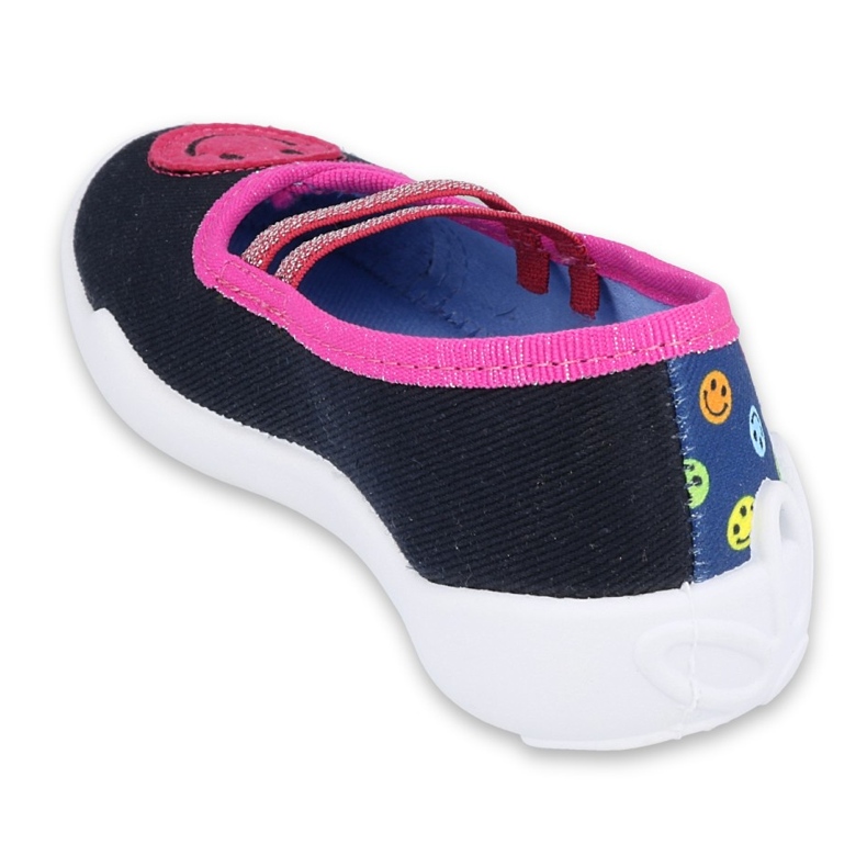 Chaussures enfant Befado 116X292 bleu marine rose 2