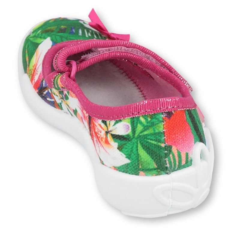 Chaussures enfant Befado 114X431 rose vert 2