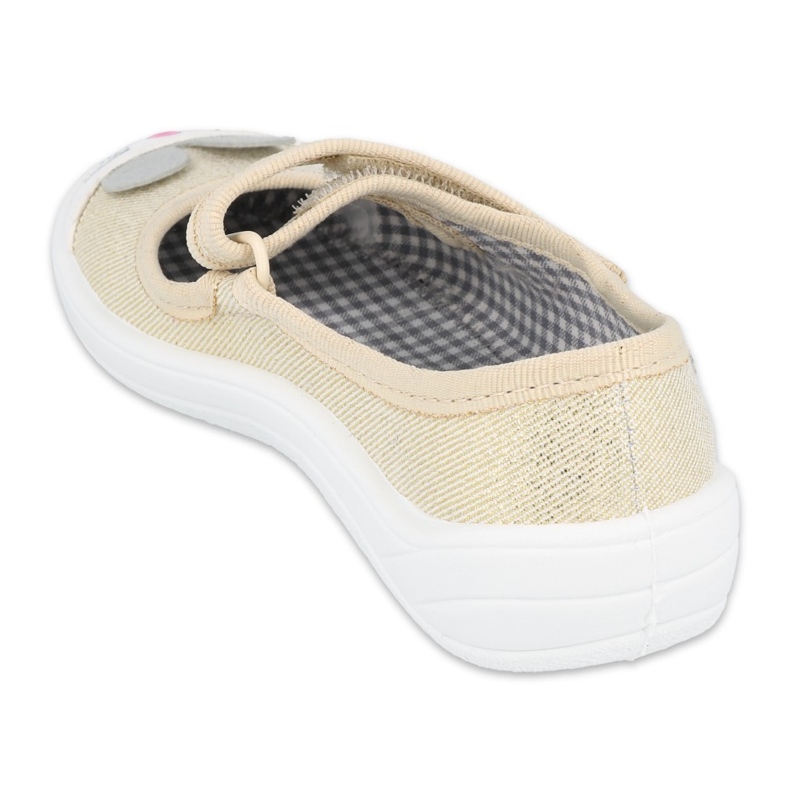 Chaussures enfant Befado 208X047 beige d'or 2 Chaussures enfant Befado 208X047 beige d'or 2