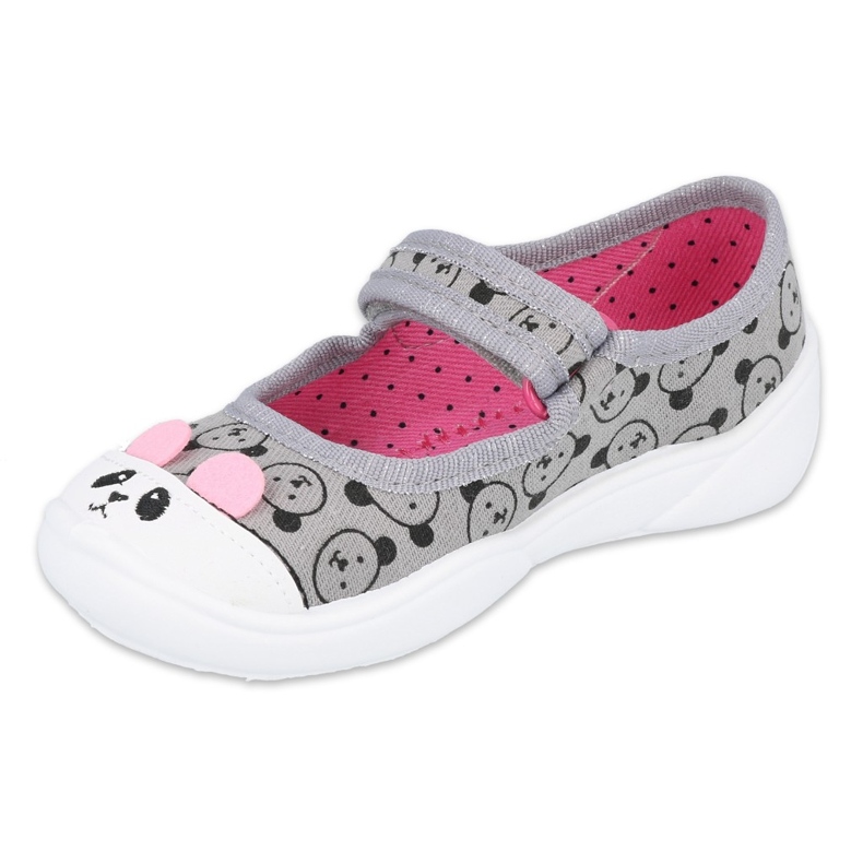 Chaussures enfant Befado 209P032 rose gris 1 Chaussures enfant Befado 209P032 rose gris 1