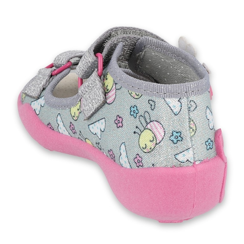Chaussures enfant Befado jaune 342P027 rose gris 2 Chaussures enfant Befado jaune 342P027 rose gris 2