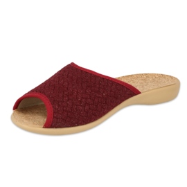 Chaussures femme Befado pu 254D129 rouge 2