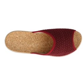 Chaussures femme Befado pu 254D129 rouge 1