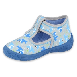 Chaussures enfant Befado 531P091 bleu gris 1