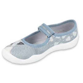Chaussures enfant Befado 114X439 bleu gris 1