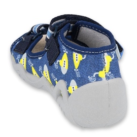 Chaussures enfant Befado jaune 350P020 bleu 2