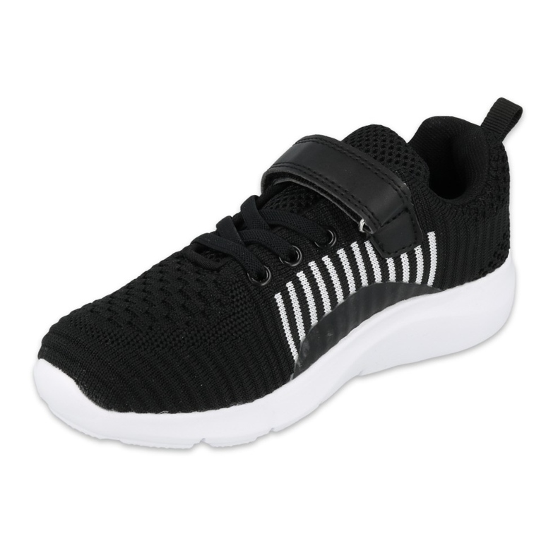 Chaussures pour jeunes Befado 516Q062 blanche le noir 1