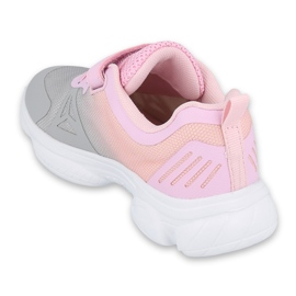Chaussures enfant Befado 516X055 rose gris 2