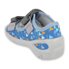 Befado chaussures pour enfants pu 065P158 bleu gris 2 Befado chaussures pour enfants pu 065P158 bleu gris 2