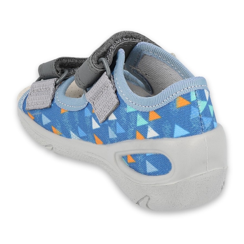 Befado chaussures pour enfants pu 065P158 bleu gris 2 Befado chaussures pour enfants pu 065P158 bleu gris 2